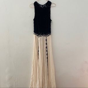 Half crochet gown